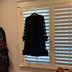 Alex Marie Black Long Sleeve Dress